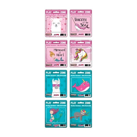 Sunburst Systems Decal Play Zone 4 in x 5 in 8-Pack PK 6080